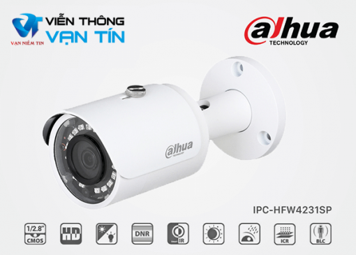 Camera IP Starlight 2.0MP Dahua IPC-HFW1231SP Tính Năng Hiện Đại