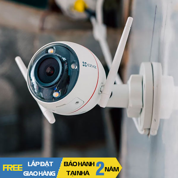 Ezviz C3W 4MP Camera AI Wifi Thân Có Màu Ban Đêm Công Nghệ AI