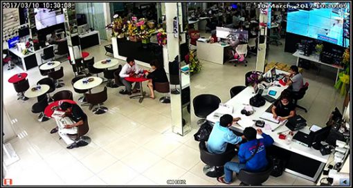 Hình ảnh quan sát camera Vantech VP-2200A/T/C