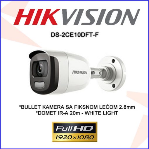 Mẫu Ảnh Camera HD-TVI Hikvision DS-2CE10DFT-F
