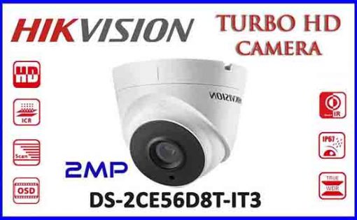 Camera HDTVI Starlight Hikvision DS-2CE56D8T-IT3Z