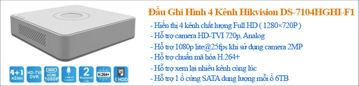 Đầu ghi - Bộ 3 Camera HD-TVI Hikvision Full HD 1080P
