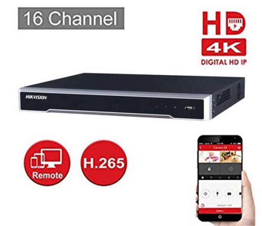 Đầu ghi hình IP Hikvision DS-7616NI-K2 Ultra HD 4K