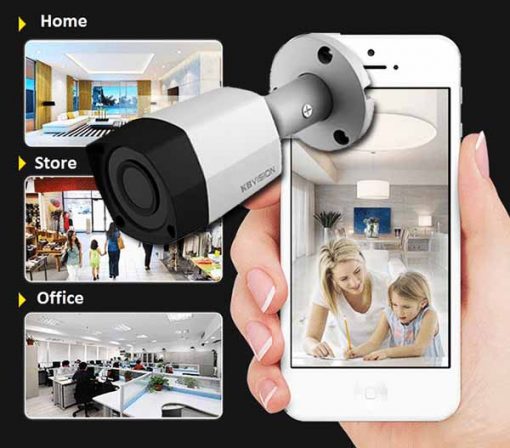 Camera KBvision KX-2011S4 Theo dõi linh hoạt qua điện thoại