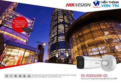 Camera IP Hikvision DS-2CD2623G0-IZS Thiết Kế Đẹp