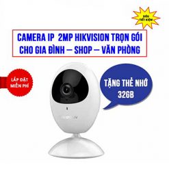 Trọn Bộ Camera Wifi 2MP Hikvision Plus HKI-2U21FD-IW Cho Gia Đình