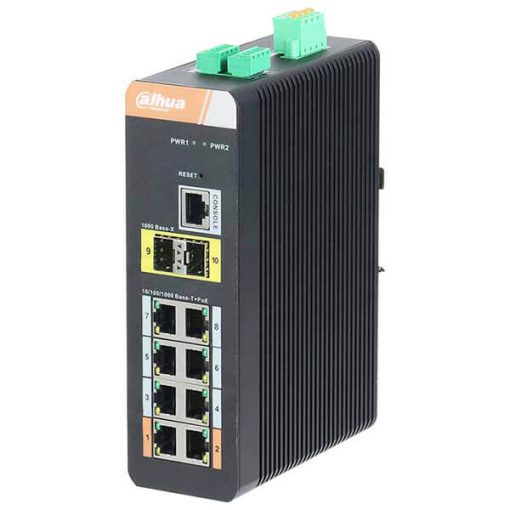 PFS4210-8GT-DP Switch PoE Công Nghiệp Dahua Giá Tốt 2021