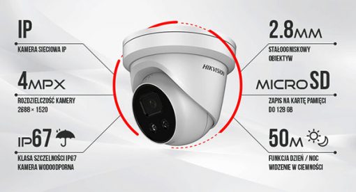 Kích Thước Camera IP Dome Hikvision DS-2CD2346G1-I