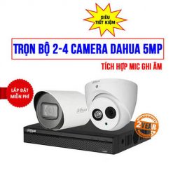 Lắp Đặt Trọn Bộ 2-4 Camera DAHUA 5MP Cho Bệnh Viện