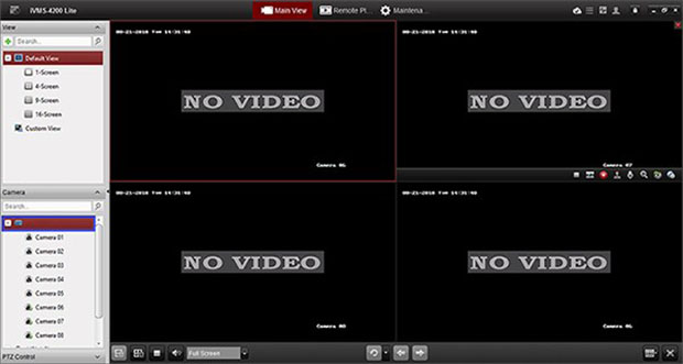 xem camera trên phần mềm iVMS-4200 Lite