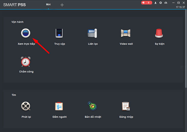Xem hình ảnh camera quan sát trên phần mềm Smart PSS