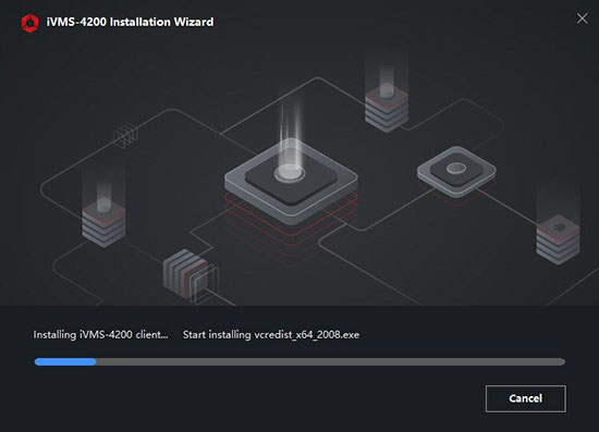 Màn hình iVMS-4200 Installation Wizard