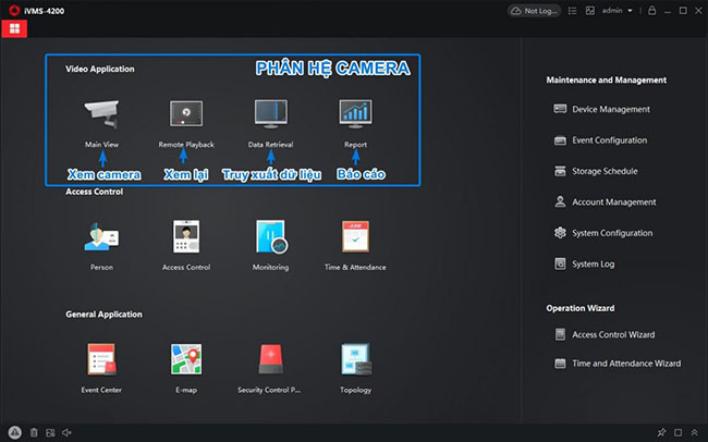 Phân hệ quản lý camera giám sát trên iVMS-4200