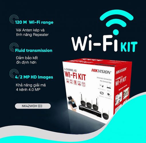 Thông Tin Bộ Kit Camera IP Wifi Hikvision NK42W0H(D)