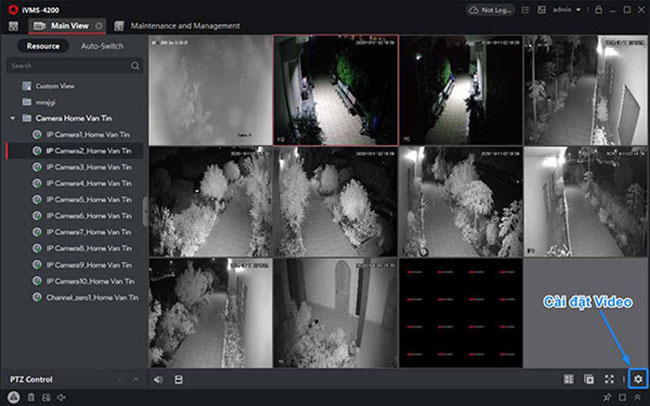 Cài đặt video xem camera Hikvision trên iVMS 4200 for PC