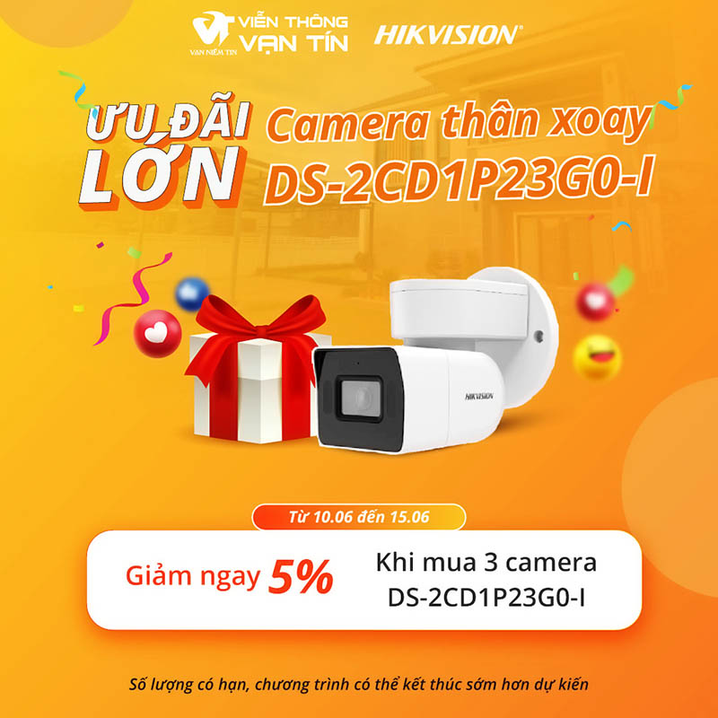 Ưu Đãi Khuyến Mãi Mua Camera Thân Xoay Giảm Ngay Giá Đặt Biệt