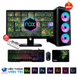 Bộ PC WorkStation Chạy Giả Lập NoxPlayer / 32GB / LCD Dell 23" Led