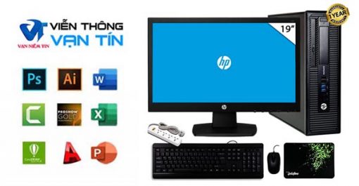 Máy Tính Bộ HP SFF VP I3 SSD 120GB PC Giá Rẻ 2021