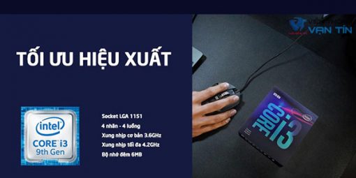 Hiệu Suất Máy Tính Văn Phòng Vip I3-9100F Bán Chạy 2021 - PC Siêu Mạnh - Bền