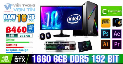 Review Máy Tính Để Bàn Core I5 – SG09 / DDR4 16GB / GTX 1660 6G DDR5