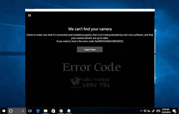 Sửa Camera Hikvision Báo Lỗi Error code