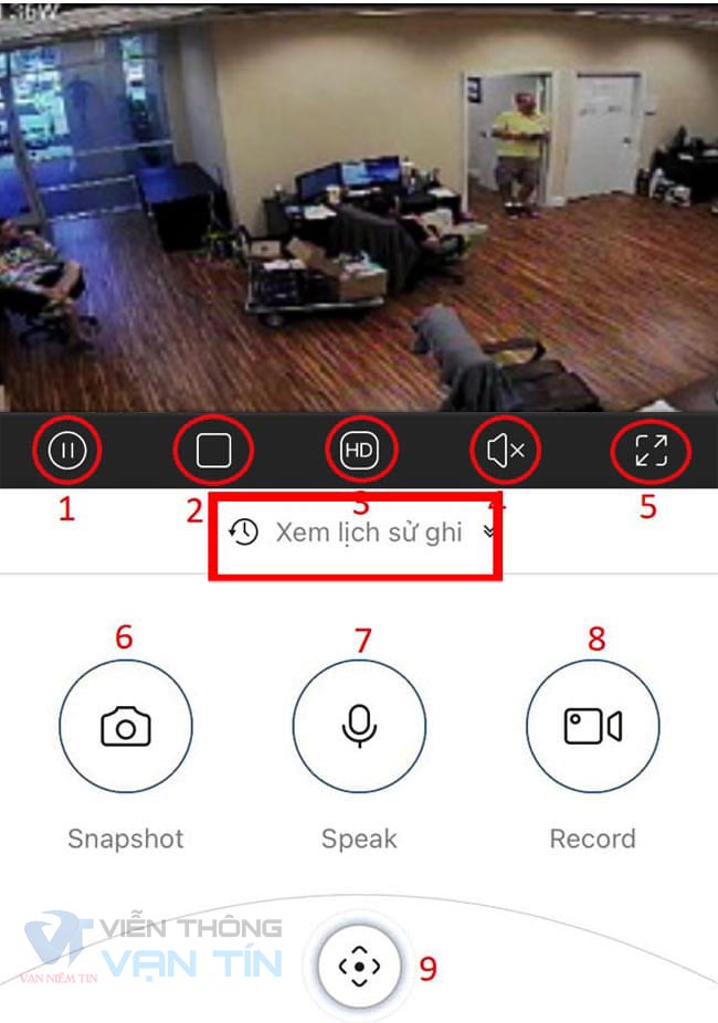 Cách xem lại camera KBone trên điện thoại