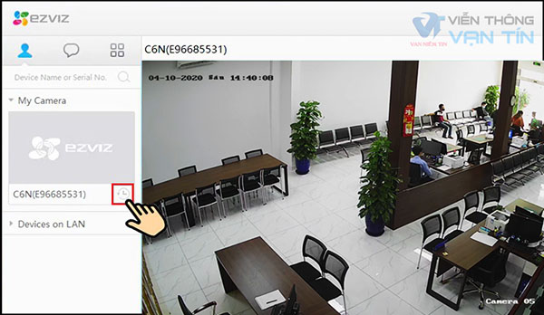 Xem lại camera trên phần mềm xem camera ezviz pc