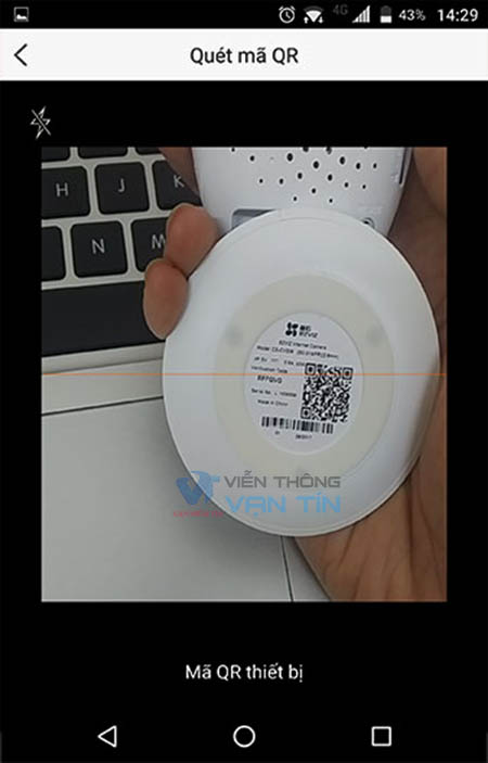 Quét Mã Qr Code Phần Mềm Xem Camera Ezviz Trên Điện Thoại