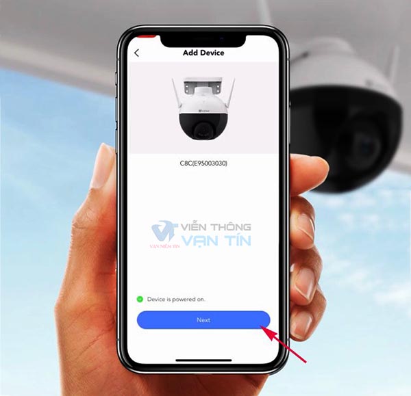 Phần mềm tự dò tìm thấy camera ip wifi Ezviz C8C