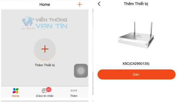 Thêm Thiết Bị Vào Đầu Ghi IP Ezviz