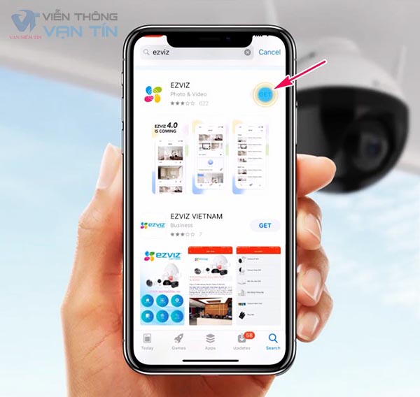 Tải ứng dụng xem camera Ezviz trên điện thoại