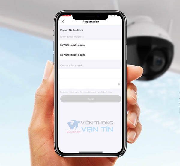 Hướng dẫn xem camera wifi Ezviz C8C trên điện thoại