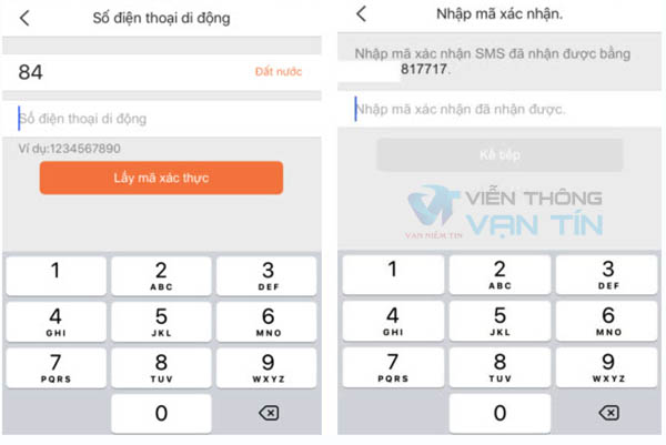 Đăng Ký Tài Khoản Ezviz Bằng Số Điện Thoại