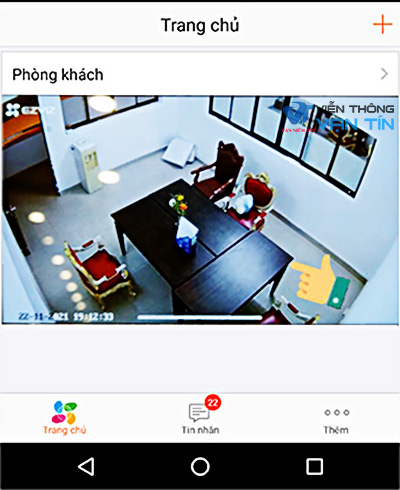 Hướng Dẫn Tắt Bật Tính Năng Theo Dõi Chuyển Động Trên Camera EZVIZ C6T Bước 1