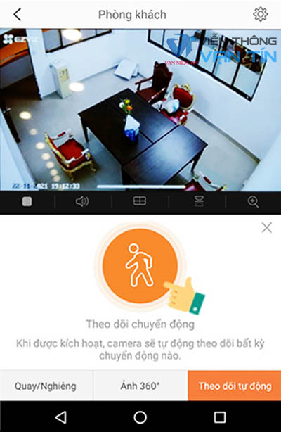 Hướng Dẫn Tắt Bật Tính Năng Theo Dõi Chuyển Động Trên Camera EZVIZ C6T Bước 3