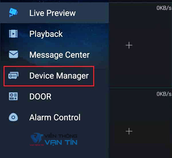 Chọn mục Device Manager