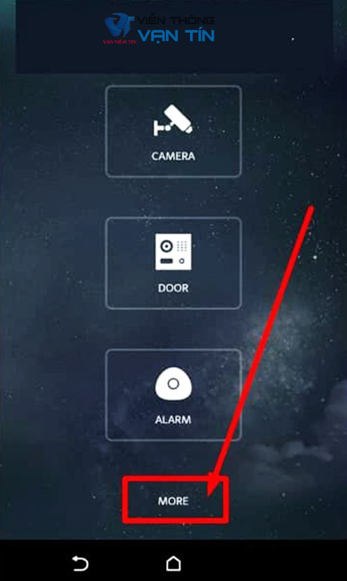 Chọn Morre để Reset Device Password
