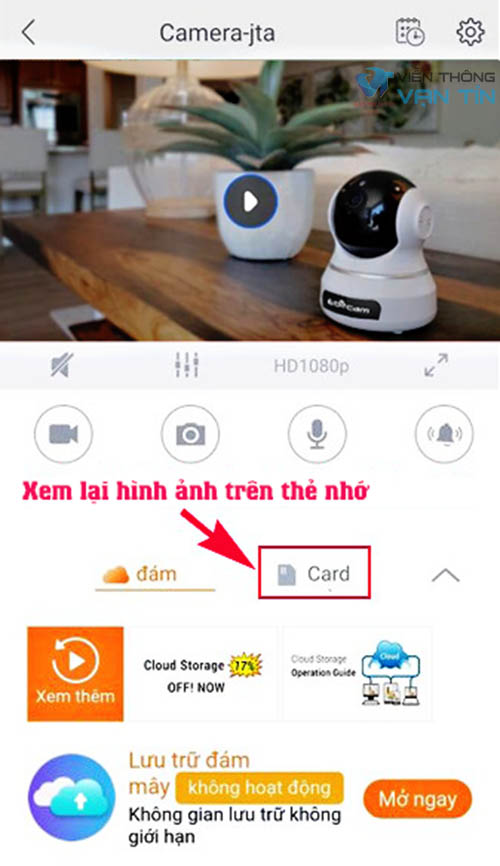 Playback Camera Ebitcam xem lại hình ảnh camera