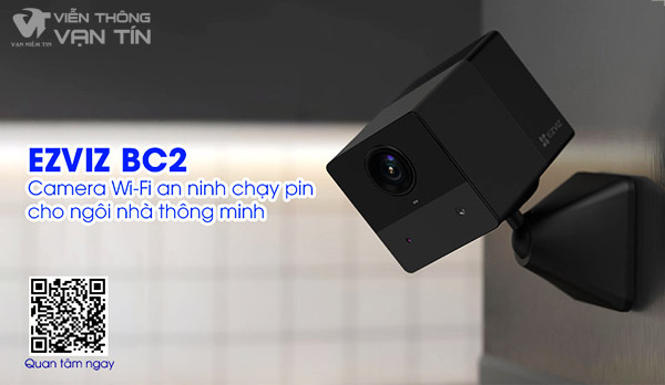 Xem Camera Wifi Mini Dùng Pin Sạc 2.0MP EZVIZ CS-BC2