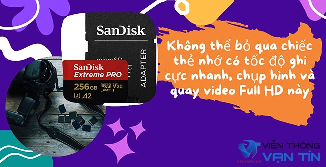 Thẻ Nhớ Sandisk Extreme Pro microSDXC SQXCZ 256GB