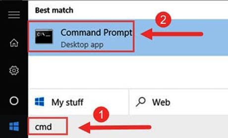 Làm mới địa chỉ IP trên máy tính sử dụng command prompt