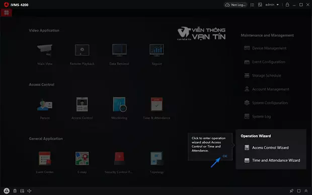 Ok Operation Wizard iVMS-4200 Client