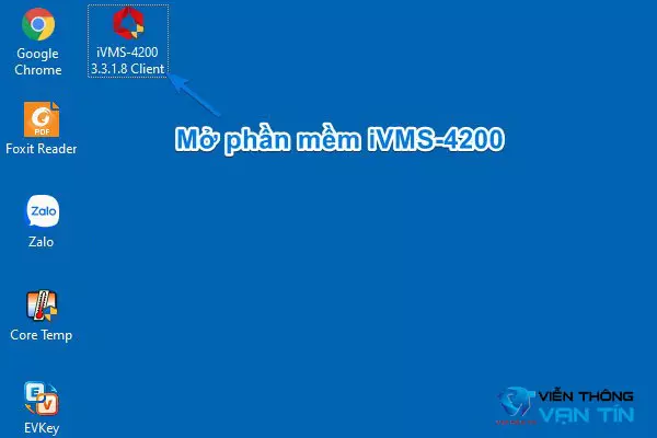 Mở phần mềm iVMS-4200 xem camera Hikvision