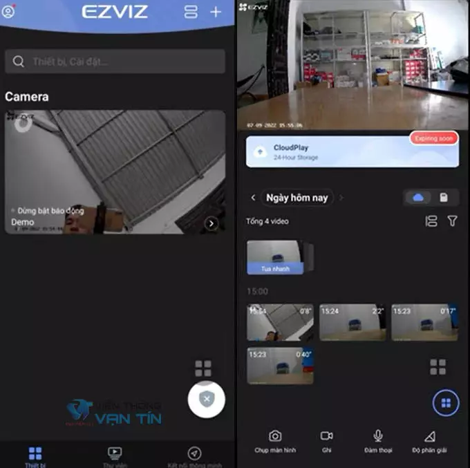 Xem camera Ezviz trên điện thoại
