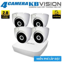 Bộ 4 Camera 4in1 KBvision 2.0 Megapixel [Big Sale 50%]