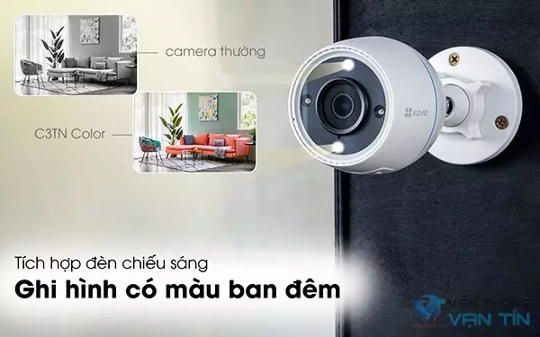 Camera C3TN hình ảnh sắc nét 1080P xem hình có màu ban đêm