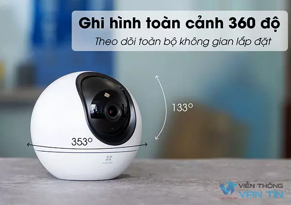 Camera Ezviz C6 Ghi Hình Toàn Cảnh