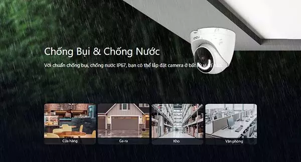 Camera Wifi IMOU IPC-T22EP Chống Nước Tốt