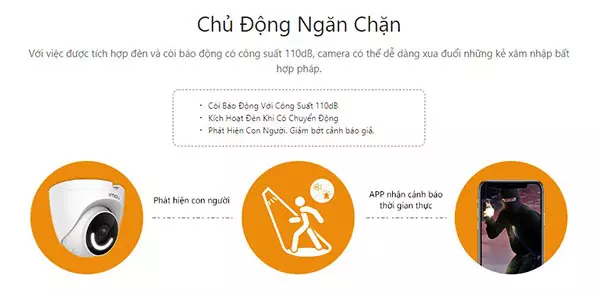 Camera Wifi IMOU IPC-T22EP Bảo Mật Cao