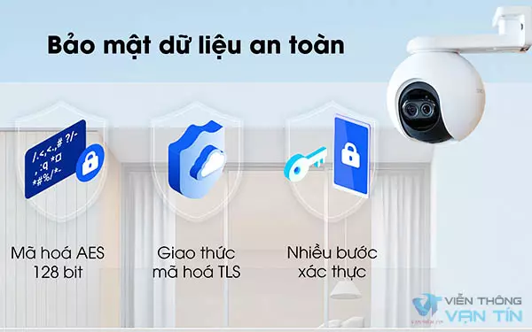 Camera Ezviz C8PF Bảo Mật Dữ Liệu An Toàn